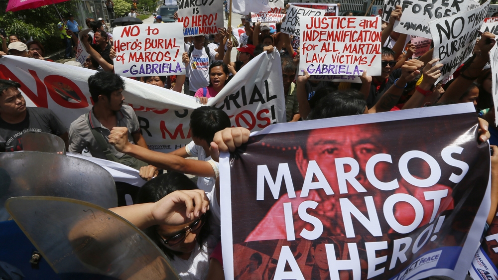 filipinezi_proteste_Marcos_AP_Al_Jazeera